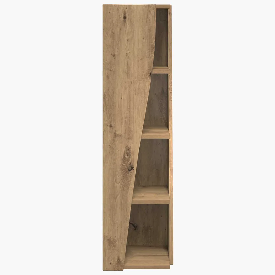 Meuble d'angle 27,5x27x102cm Bois d'ingénierie Chêne artisanal - 6