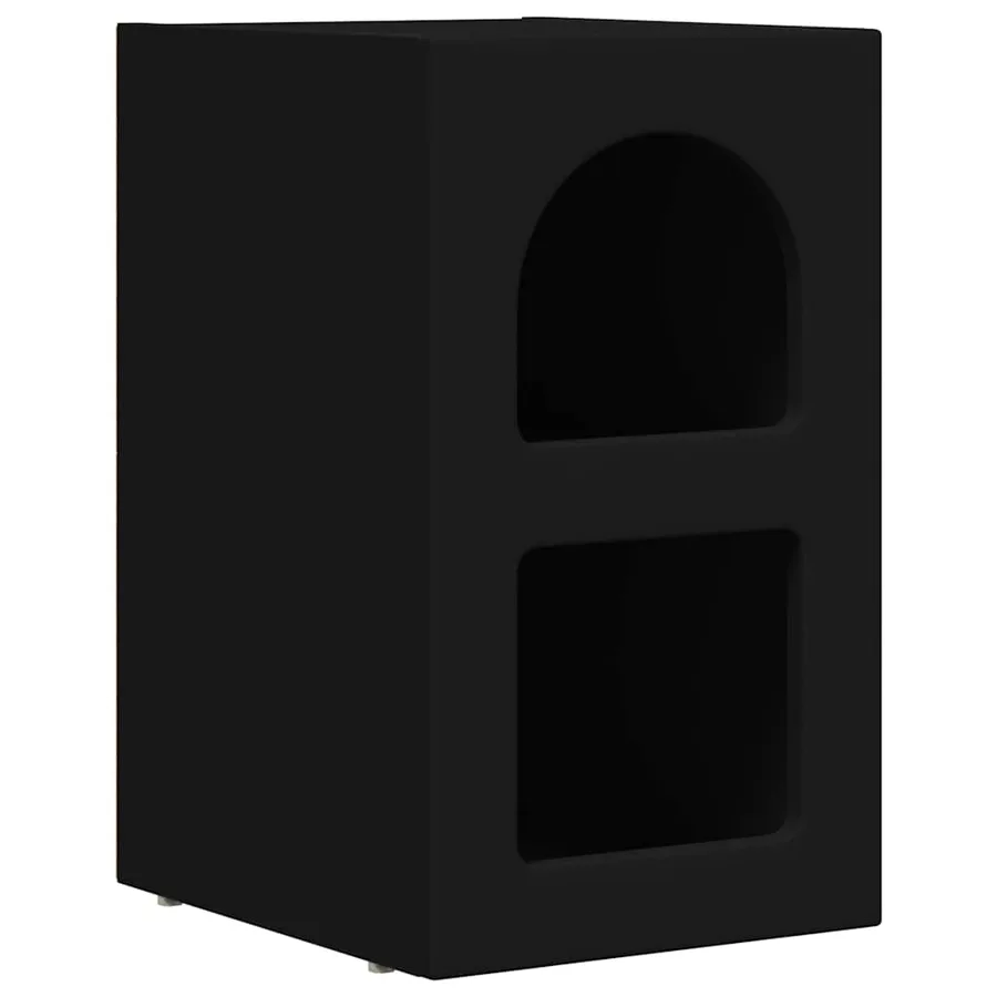 Table de chevet ELST 2 pc Noir 29,5 x 33,5 x 50 cm - 5
