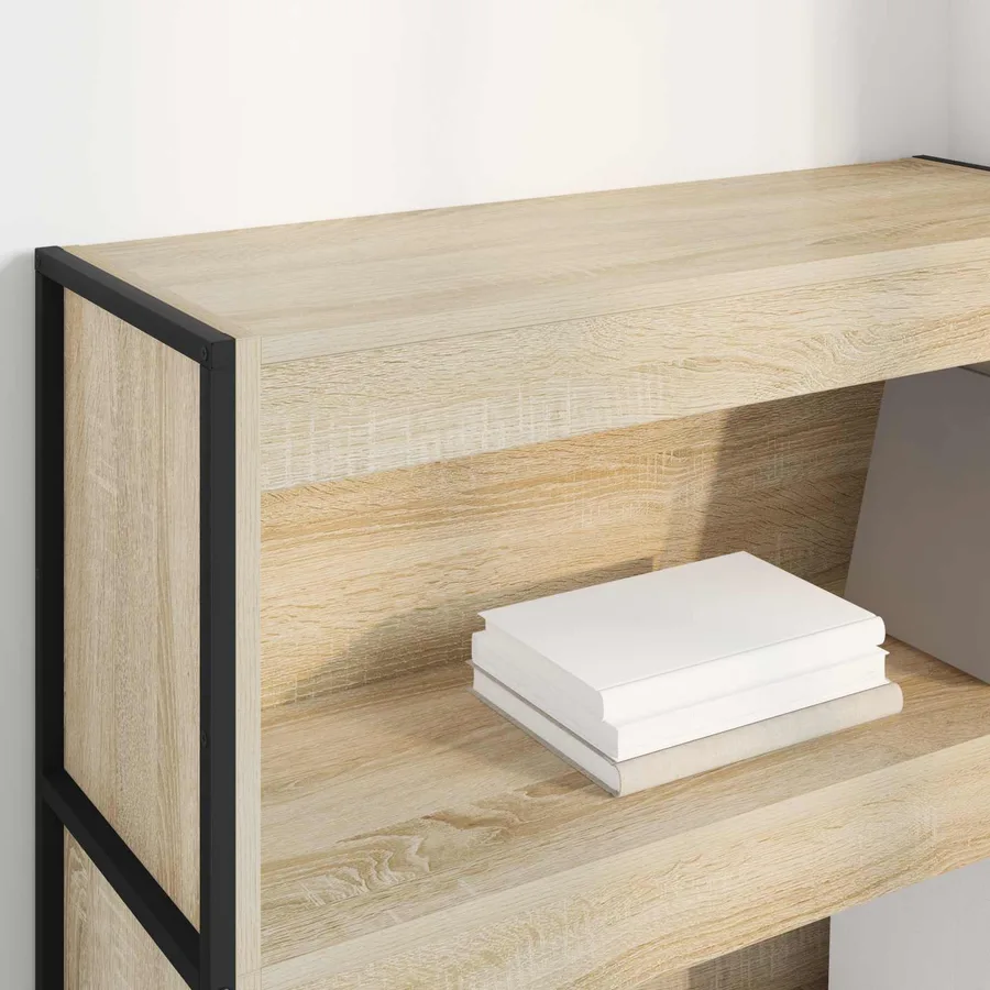Bibliothèque Sonoma 80 x 30 x 121 cm Bois d'ingénierie - 4