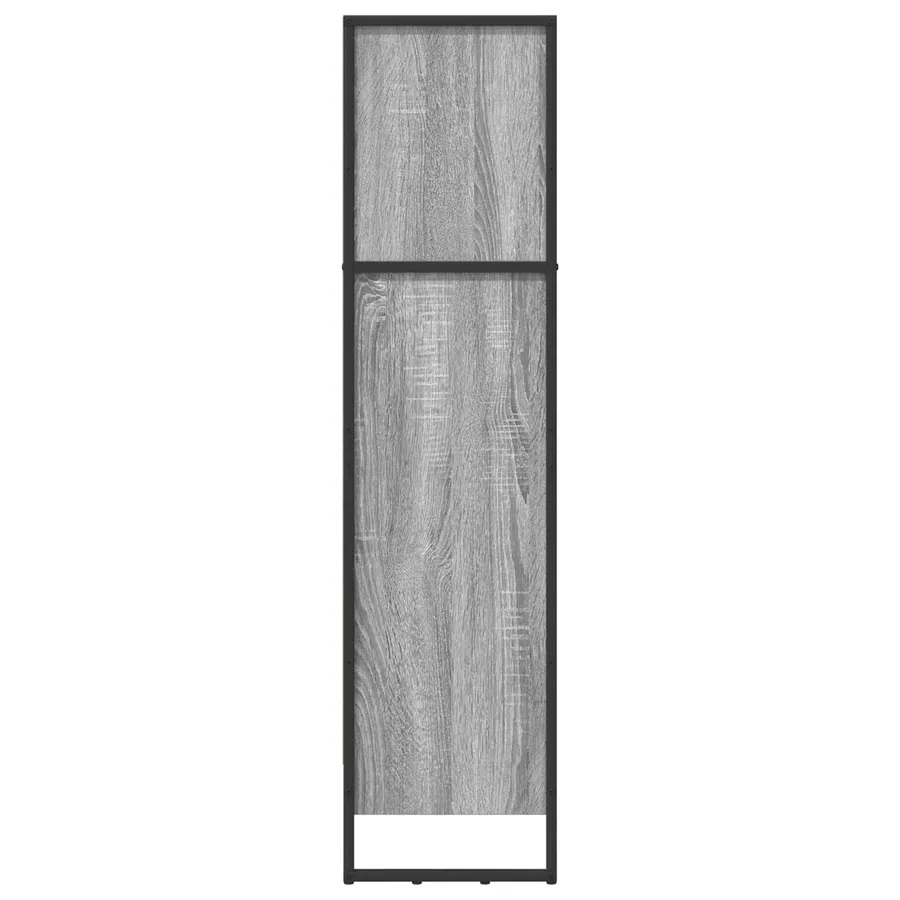 Bibliothèque Gris Sonoma 80 x 30 x 121 cm Bois d'ingénierie - 6