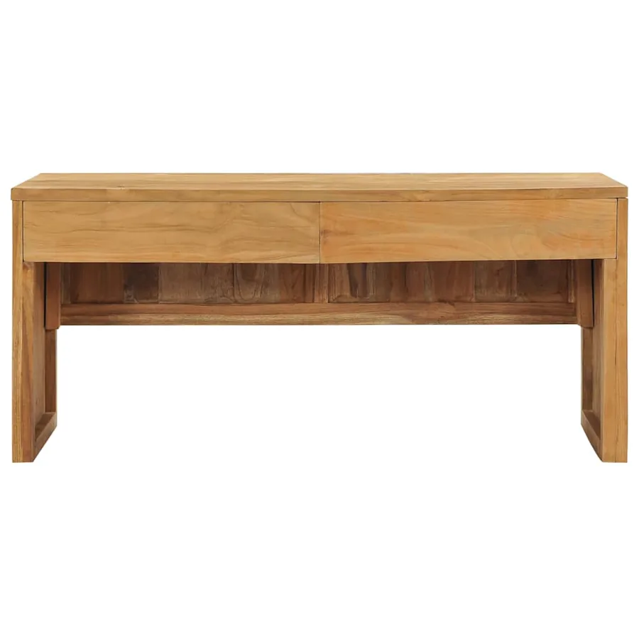 Meuble TV 100x35x45 cm Bois de teck massif - 3