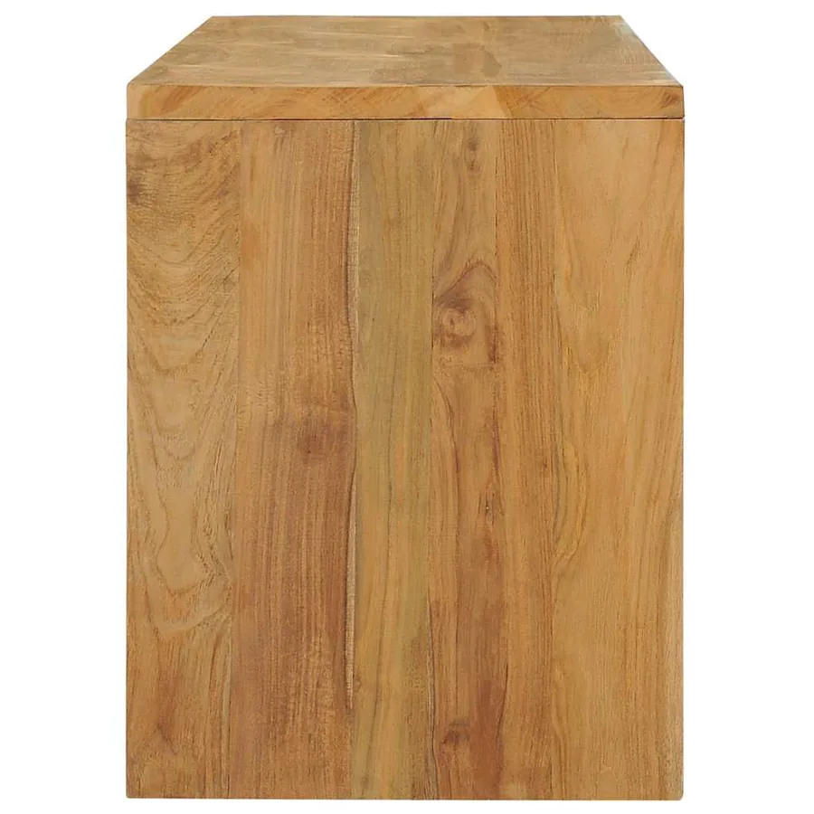 Meuble TV 100x35x45 cm Bois de teck massif - 5