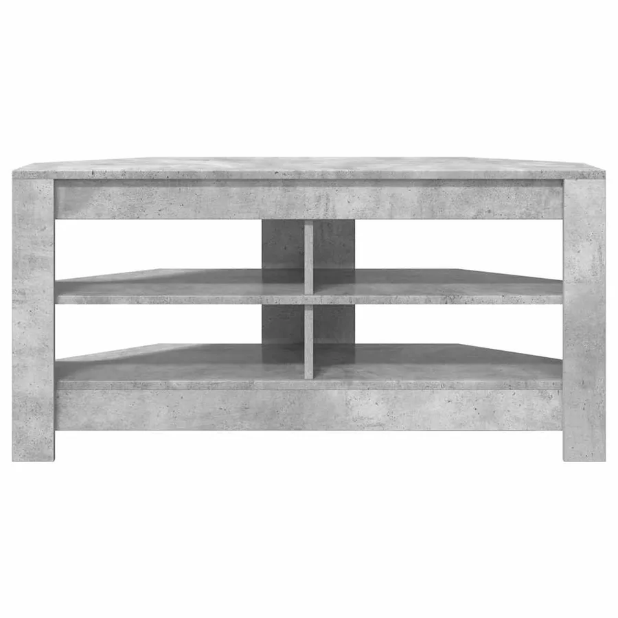 MeubleTVd'Angle Gris béton 102 x 40,5 x 45 cm Bois d'ingénierie - 5