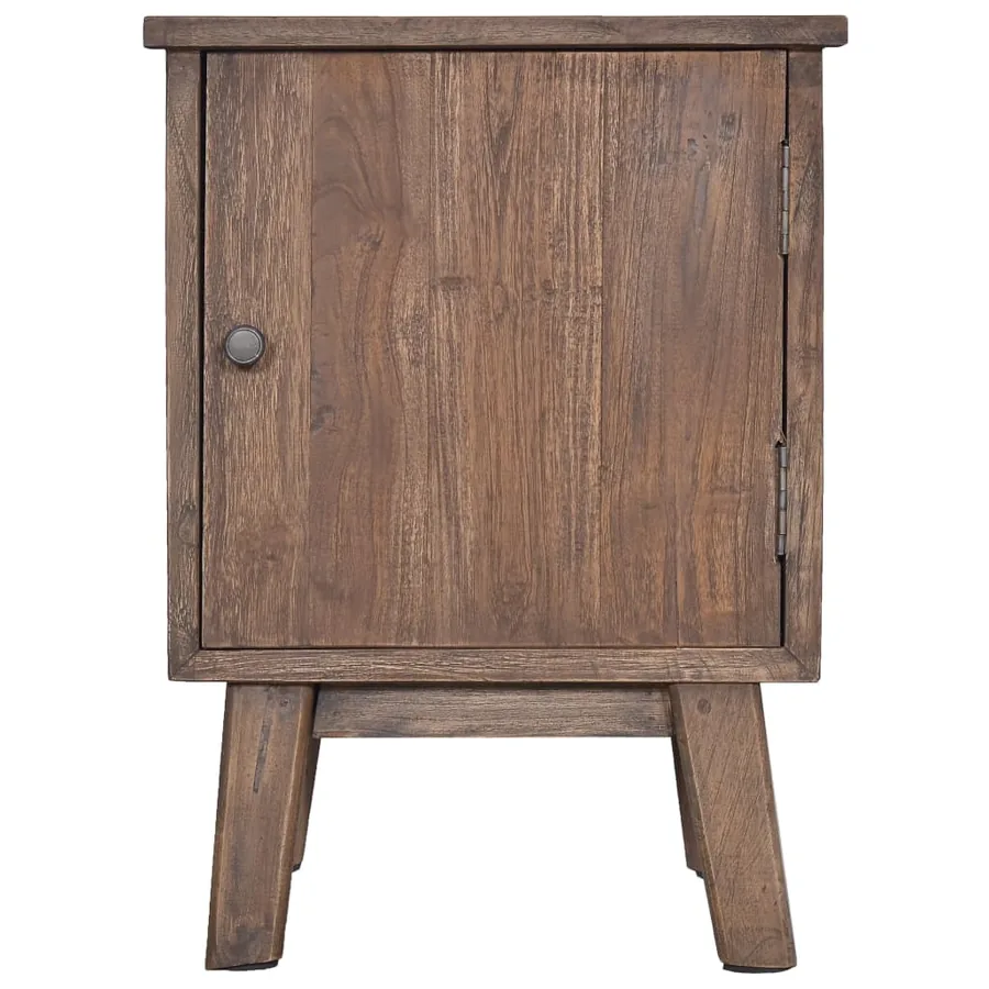 Table de chevet 40x30x53 cm Bois de teck solide - 2