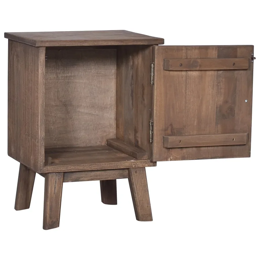 Table de chevet 40x30x53 cm Bois de teck solide - 3