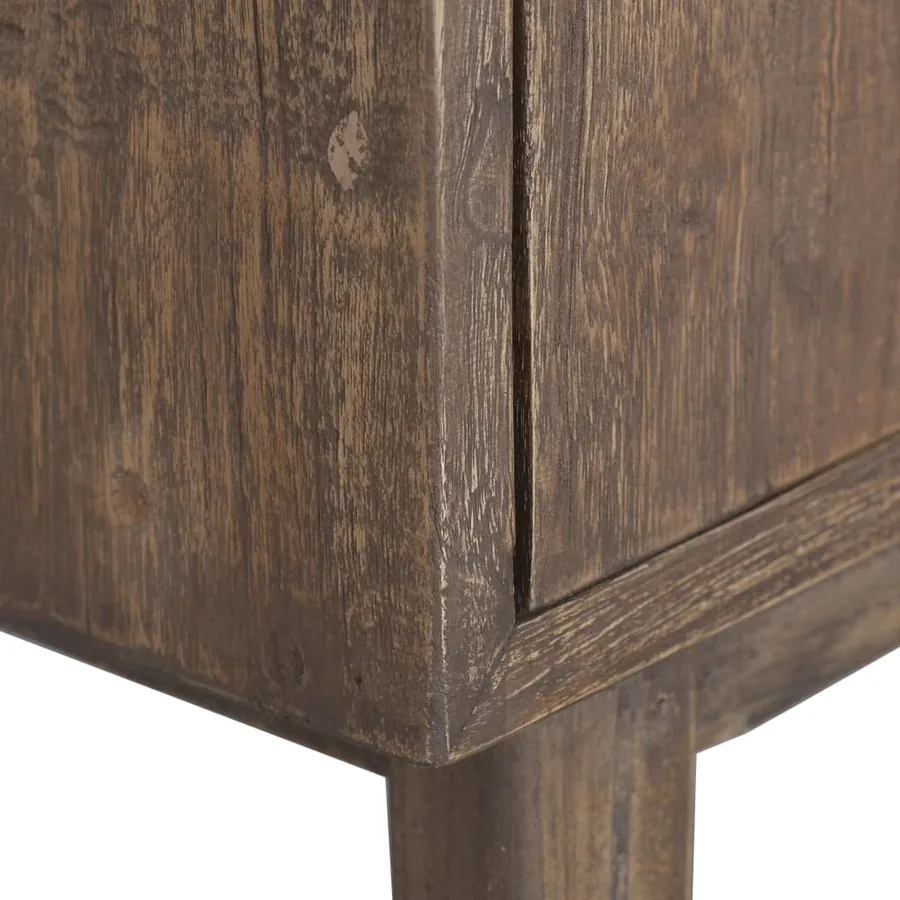 Table de chevet 40x30x53 cm Bois de teck solide - 5