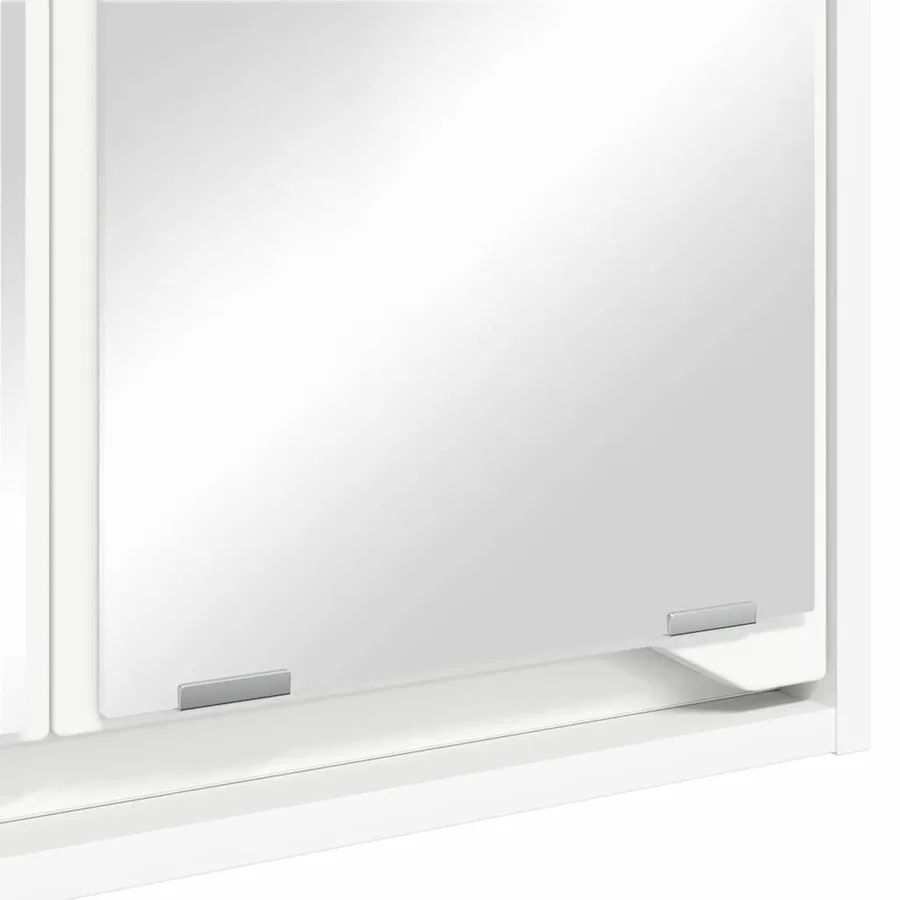 Armoire Miroir de Salle de Bain Blanc 60 x 20 x 60 cm - 11