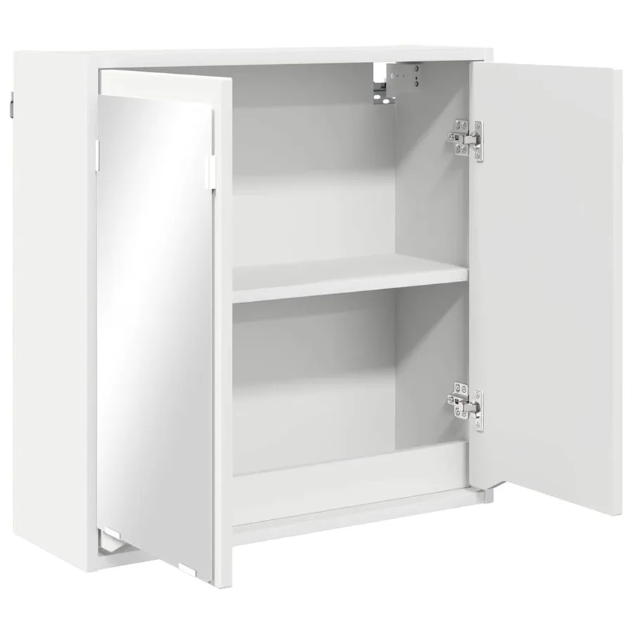 Armoire Miroir de Salle de Bain Blanc 60 x 20 x 60 cm - 5
