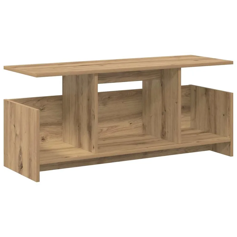 Meuble TV 102 x 35 x 45 cm Chêne artisanal Bois d'ingénierie - 2