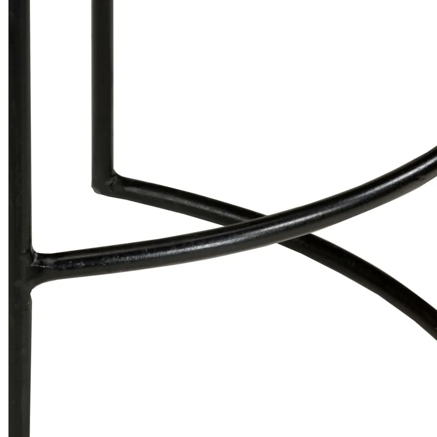 Tabourets de bar lot de 2 bois d'acacia massif - 7
