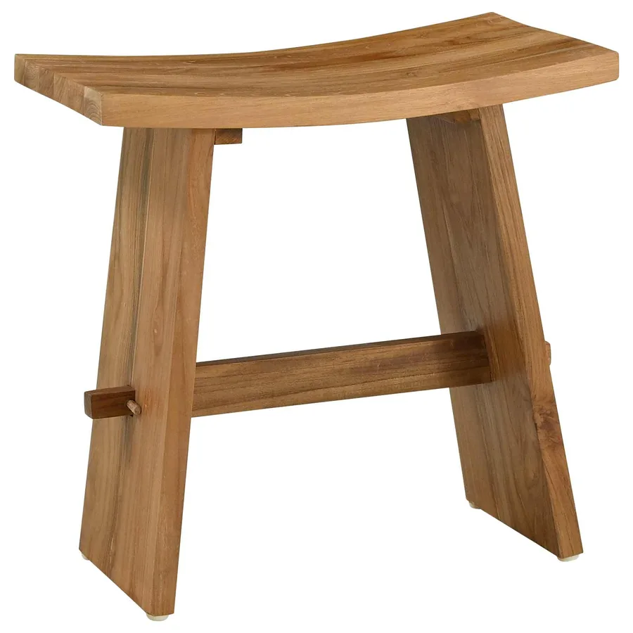 Tabouret de salle de bain Marron 50 x 29,5 x 50,5 cm - 2