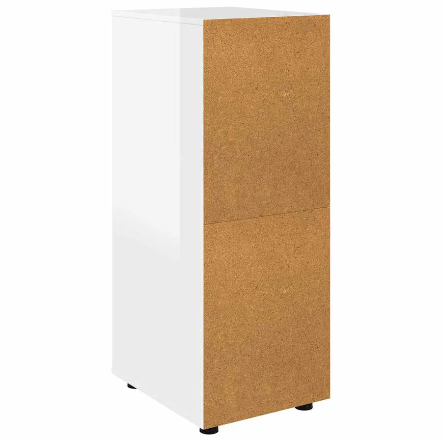 Armoire de rangement Blanc brillant 40 x 48 x 105 cm - 10