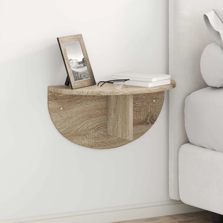 Étagère Murale Chêne Sonoma 48 x 24 x 24 cm Bois d'ingénierie