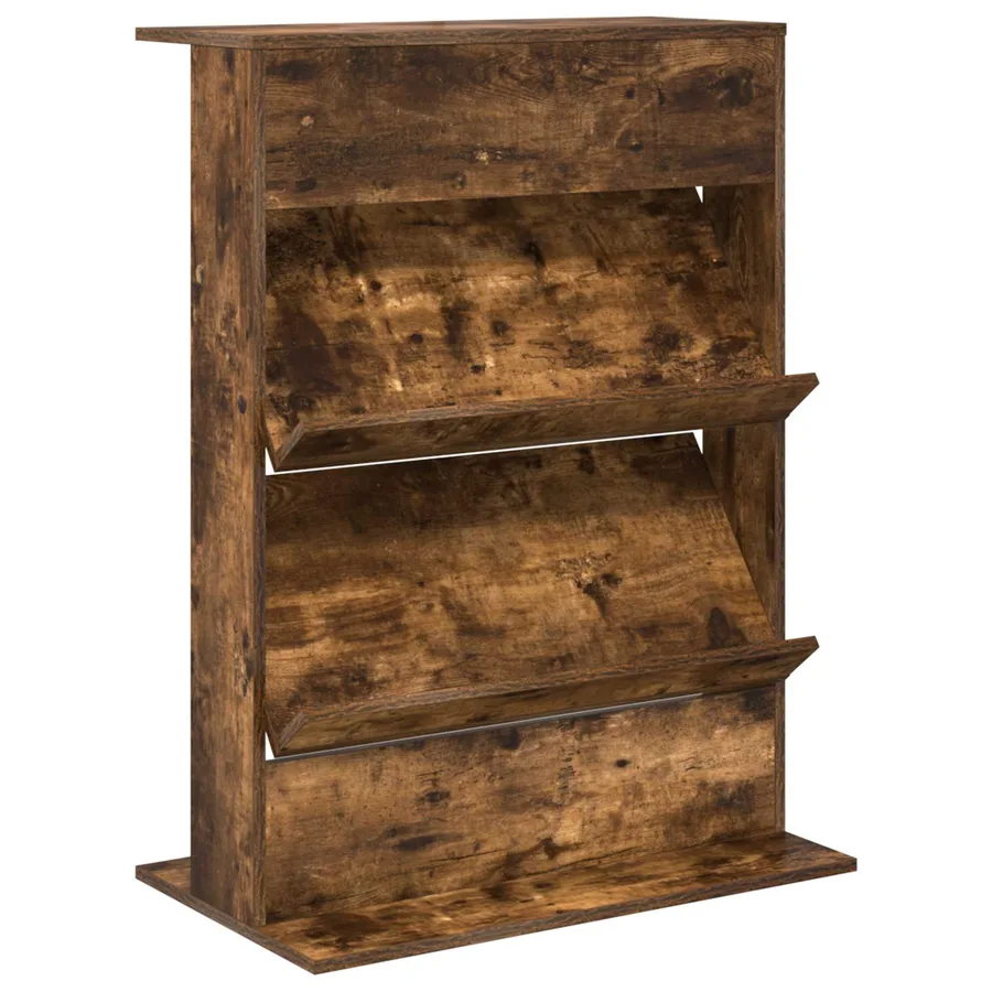 Étagère à magazines avec étagère Chêne fumé 70 x 41 x 96 cm - 2