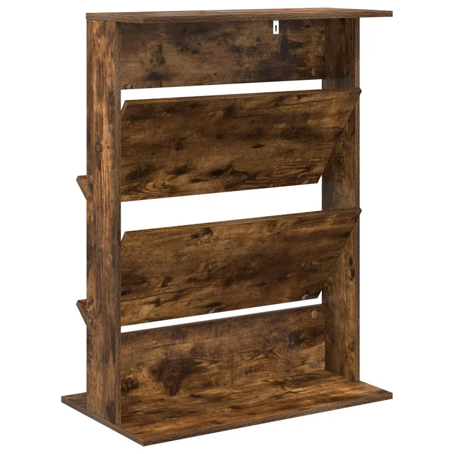 Étagère à magazines avec étagère Chêne fumé 70 x 41 x 96 cm - 7
