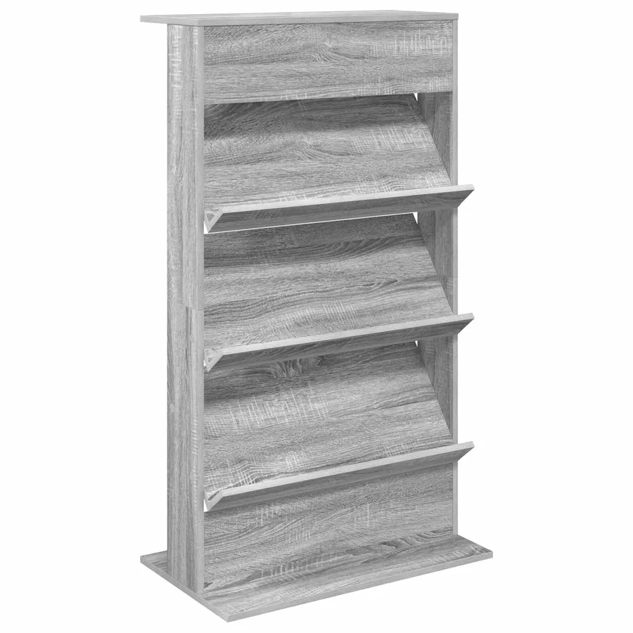 Étagère à magazines avec étagère Gris Sonoma 70 x 41 x 126 cm - 2