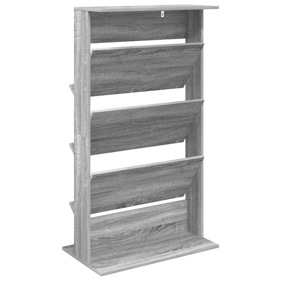 Étagère à magazines avec étagère Gris Sonoma 70 x 41 x 126 cm - 7