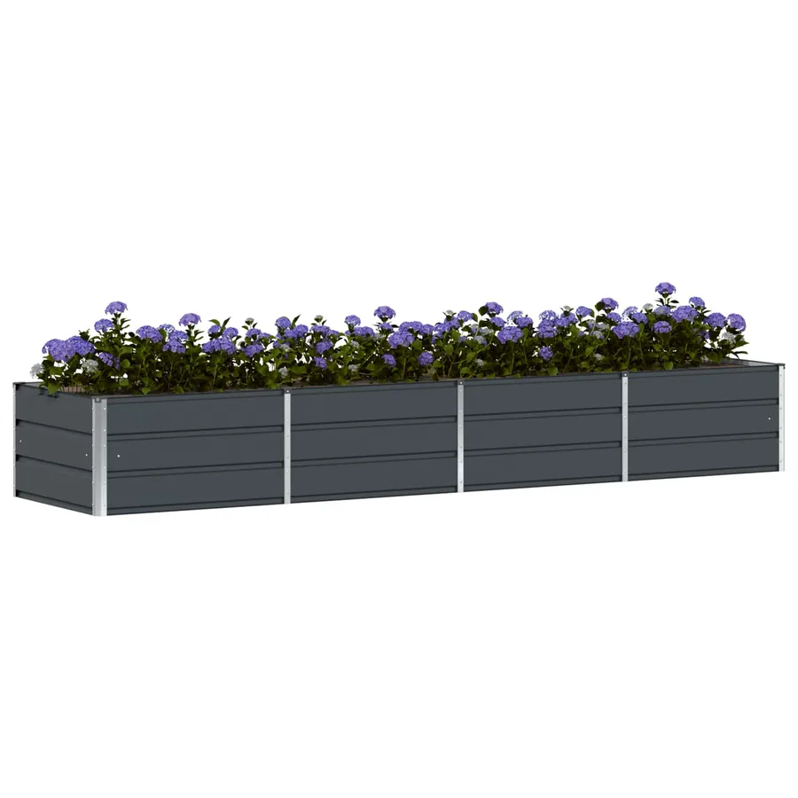 Jardinière Anthracite 320 x 80 x 45 cm Acier - 3
