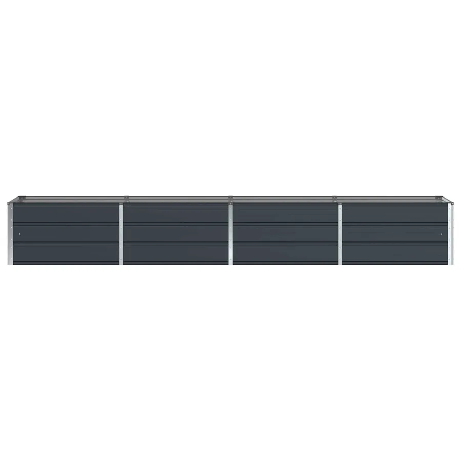 Jardinière Anthracite 320 x 80 x 45 cm Acier - 4