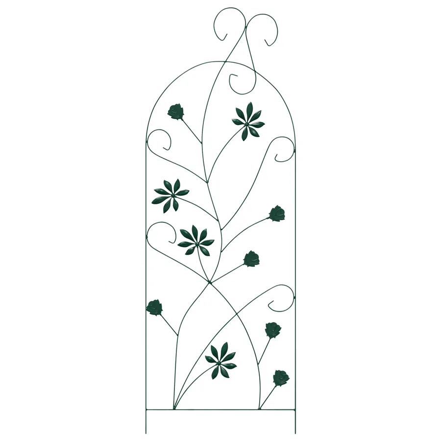 Clôture de jardin 3 pcs Vert 112 x 39,5 cm Acier - 6