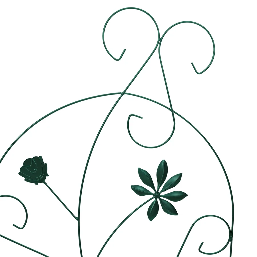 Clôture de jardin 3 pcs Vert 112 x 39,5 cm Acier - 7