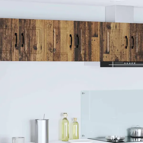 Meuble mural PORTO 2 pcs Bois ancien 30 x 31 x 40 cm
