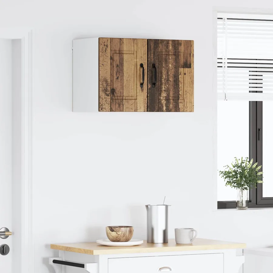 Meuble mural PORTO 2 pcs Bois ancien 30 x 31 x 40 cm - 4