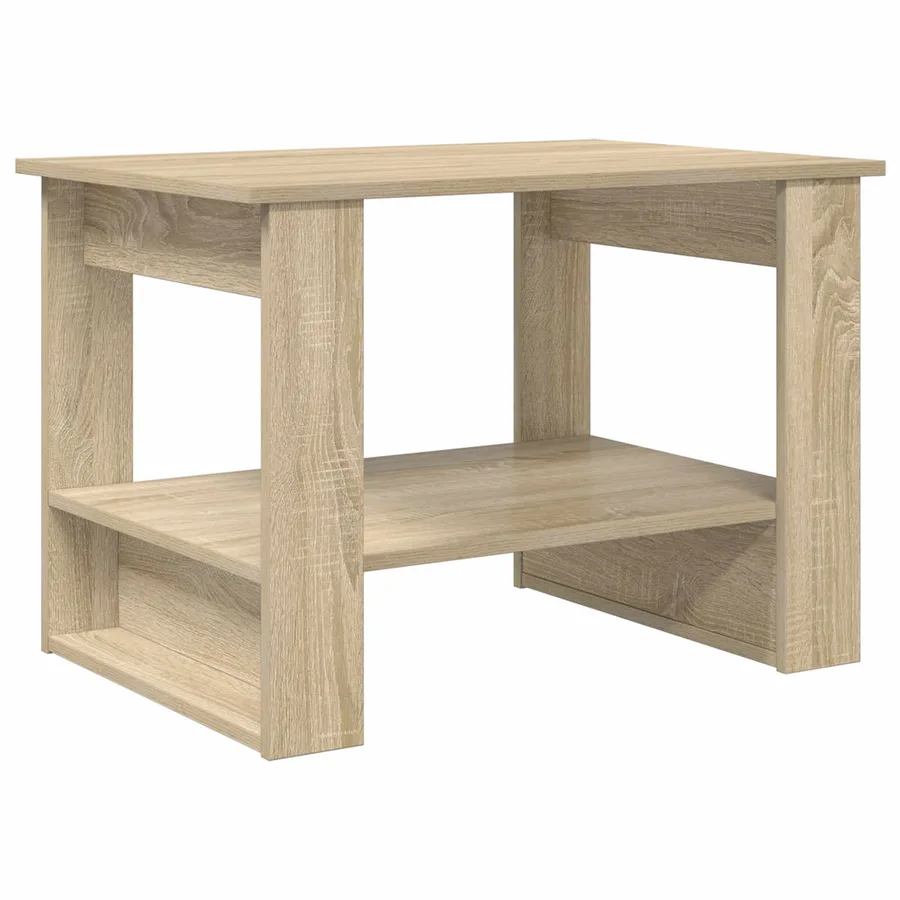 Table basse Chêne Sonoma 72 x 50 x 50 cm Bois d'ingénierie - 2