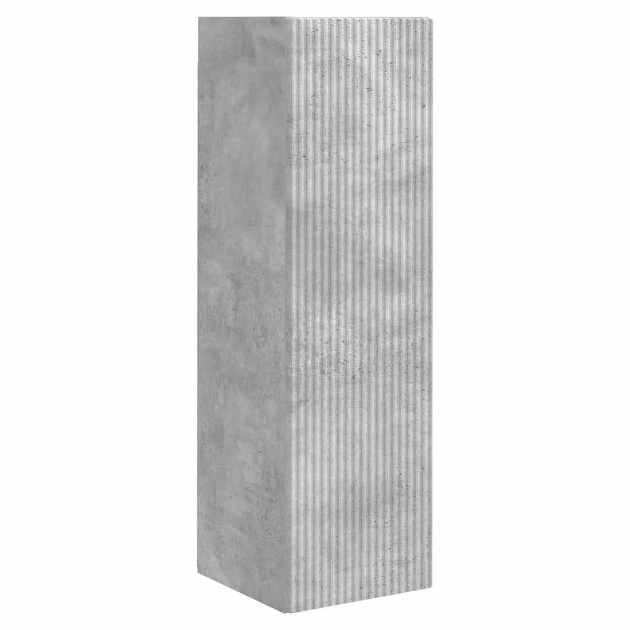 Meuble TV mural 2 pcs Béton 30 x 31 x 100 cm Bois d'ingénierie - 5