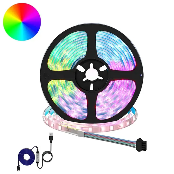 Bande LED 2 pcs Noir et Transparent 4000 mm Cuivre et plastique