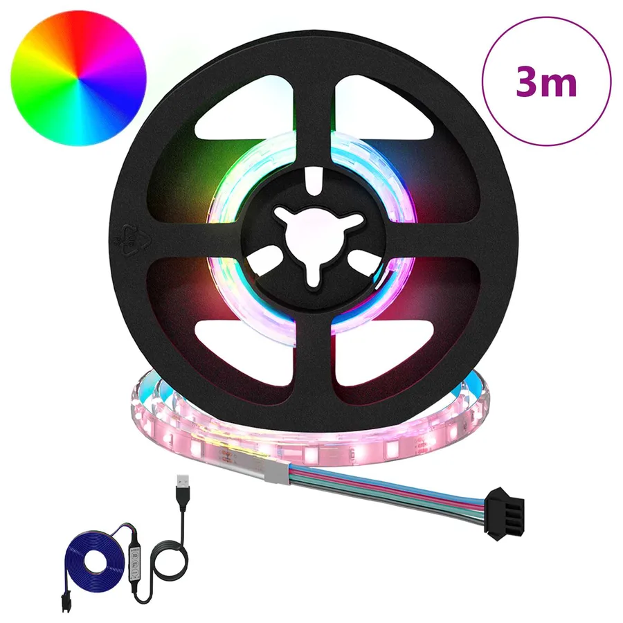 Bande LED 12 pcs Noir et Transparent 250 mm Cuivre et plastique - 2
