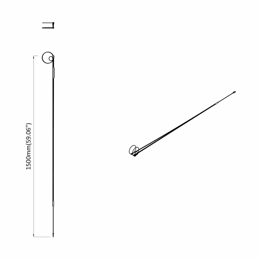 Bande LED 12 pcs Noir et Multicolore 1745 mm - 8