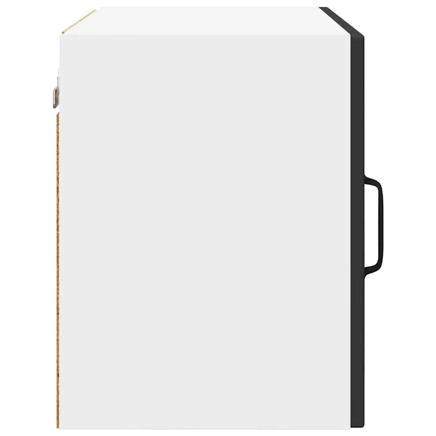 Meuble mural PORTO 2 pcs Noir 50 x 31 x 40 cm Bois d'ingénierie - 7