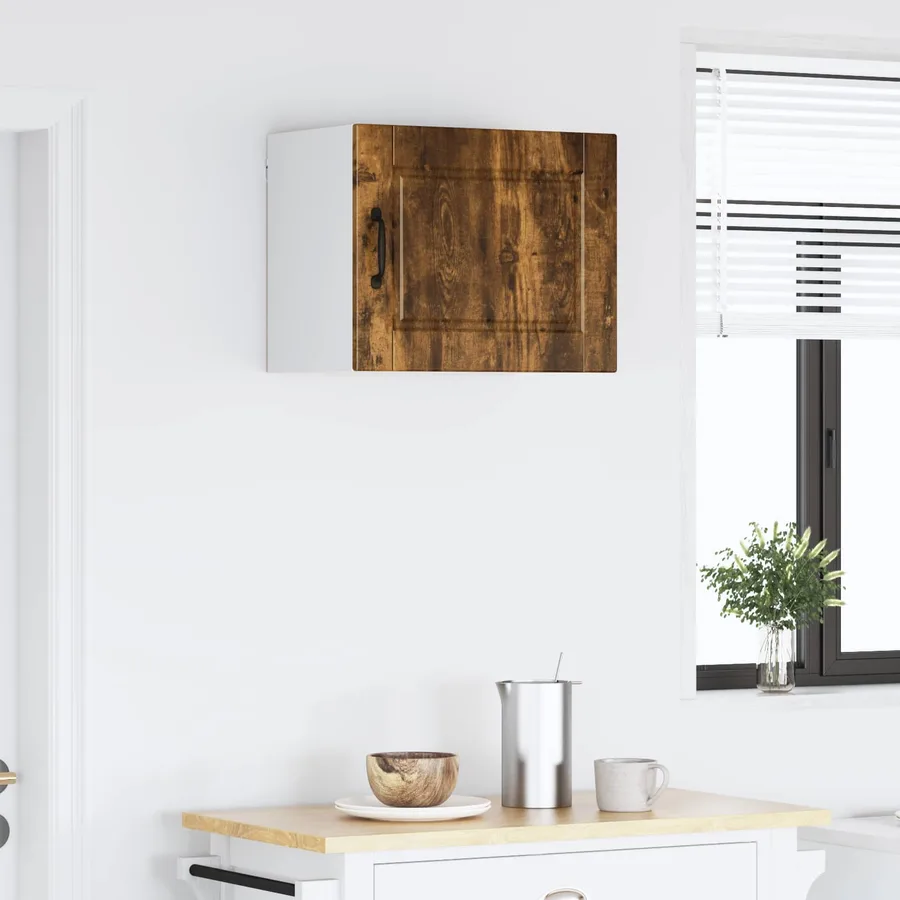 Meuble mural PORTO Chêne fumé 50 x 31 x 40 cm Bois d'ingénierie - 4