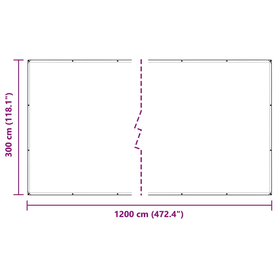 Couverture pour plantes Transparent 3 x 12 m PE - 8