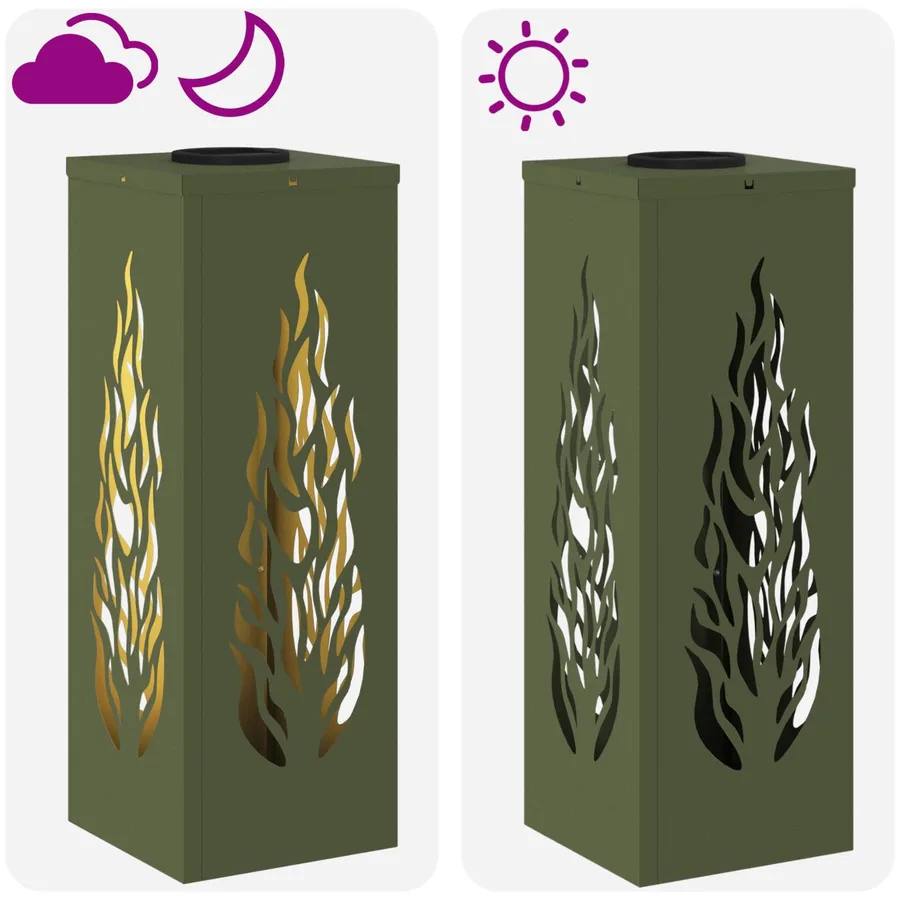 Lumière de chemin LED solaire 2 pcs Blanc chaud 18 x 18 x 50 cm - 13
