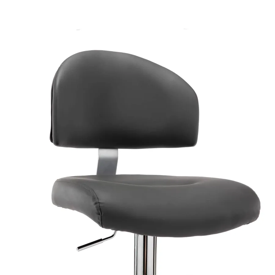 Tabouret de bar Gris Similicuir - 6