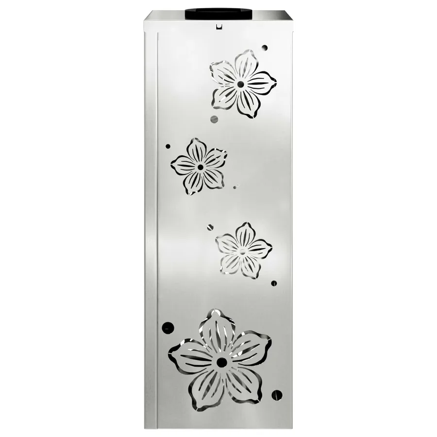 Lumière de chemin LED solaire 2 pcs Blanc chaud 18 x 18 x 50 cm - 6