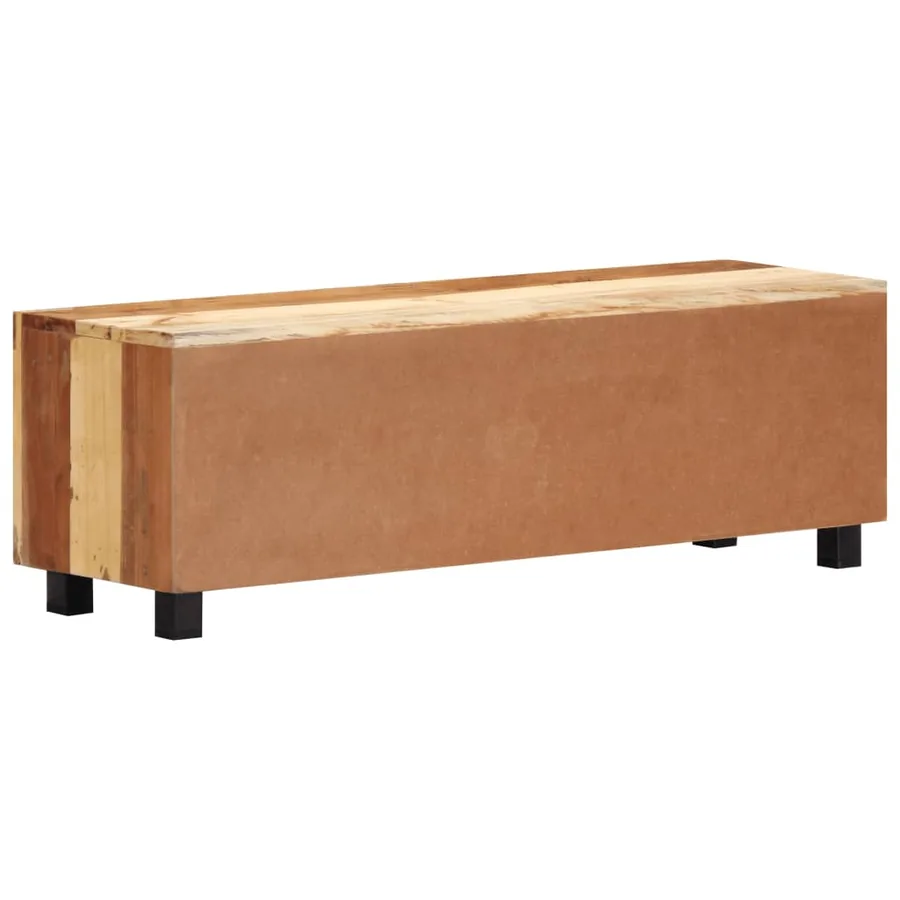 Meuble TV 100x30x33 cm Bois de récupération massif - 3