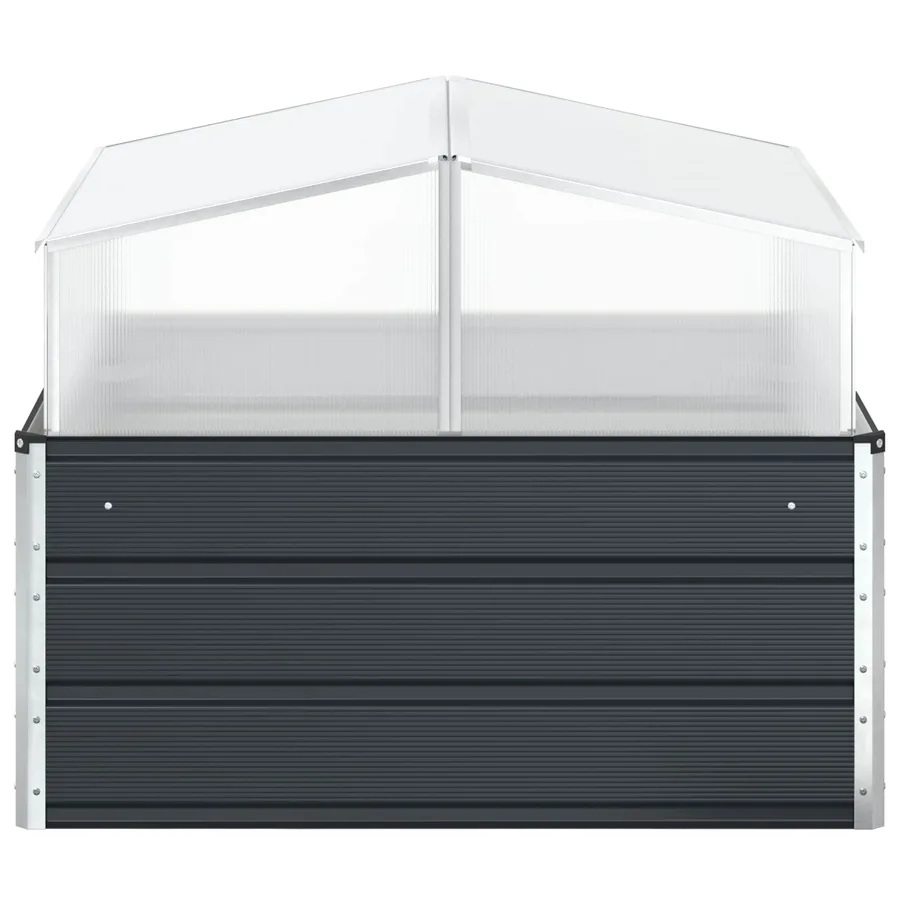 Jardinière Anthracite 100 x 100 x 77 cm Acier galvanisé - 5