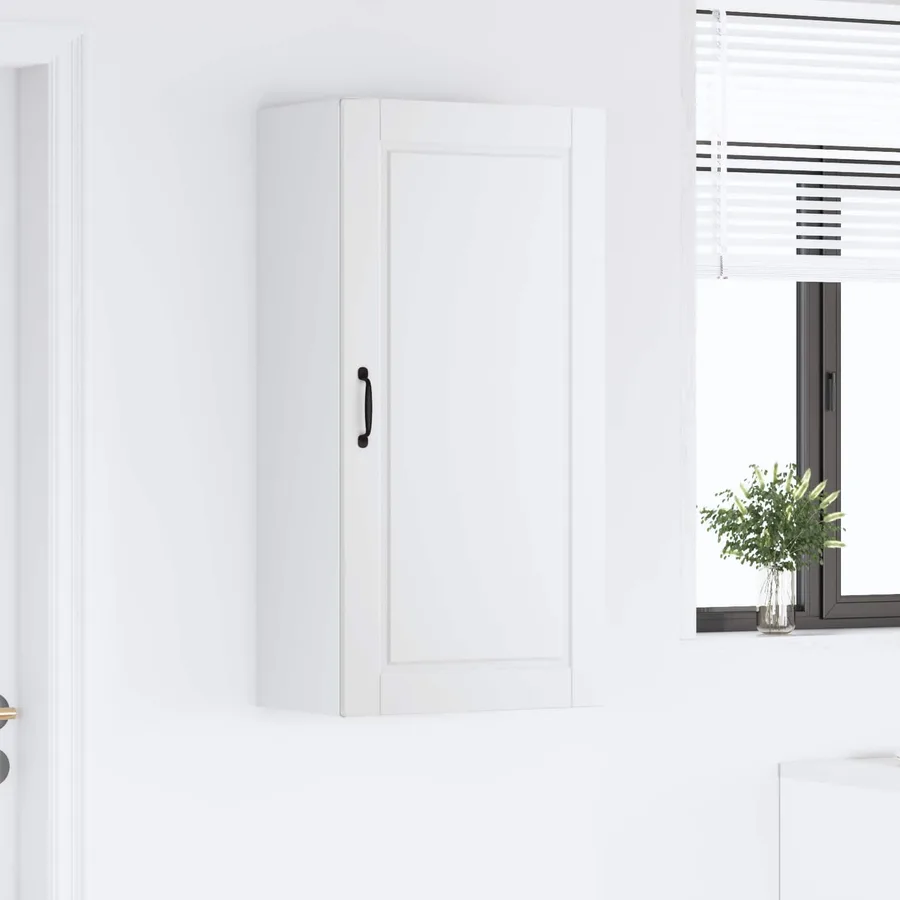 Meuble mural PORTO Blanc 50 x 31 x 100 cm Bois d'ingénierie - 4