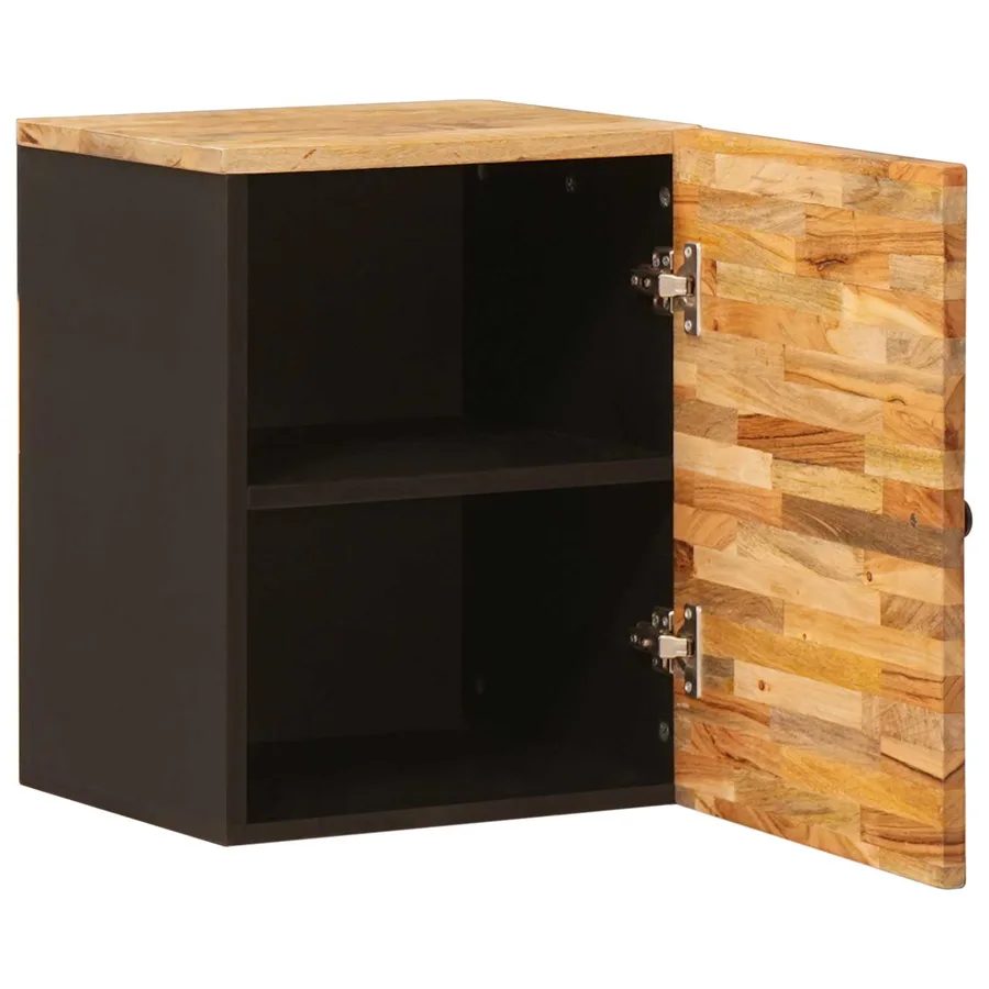 Cabinet de Salle de Bain Suspendu Naturel 38 x 33 x 48 cm - 2