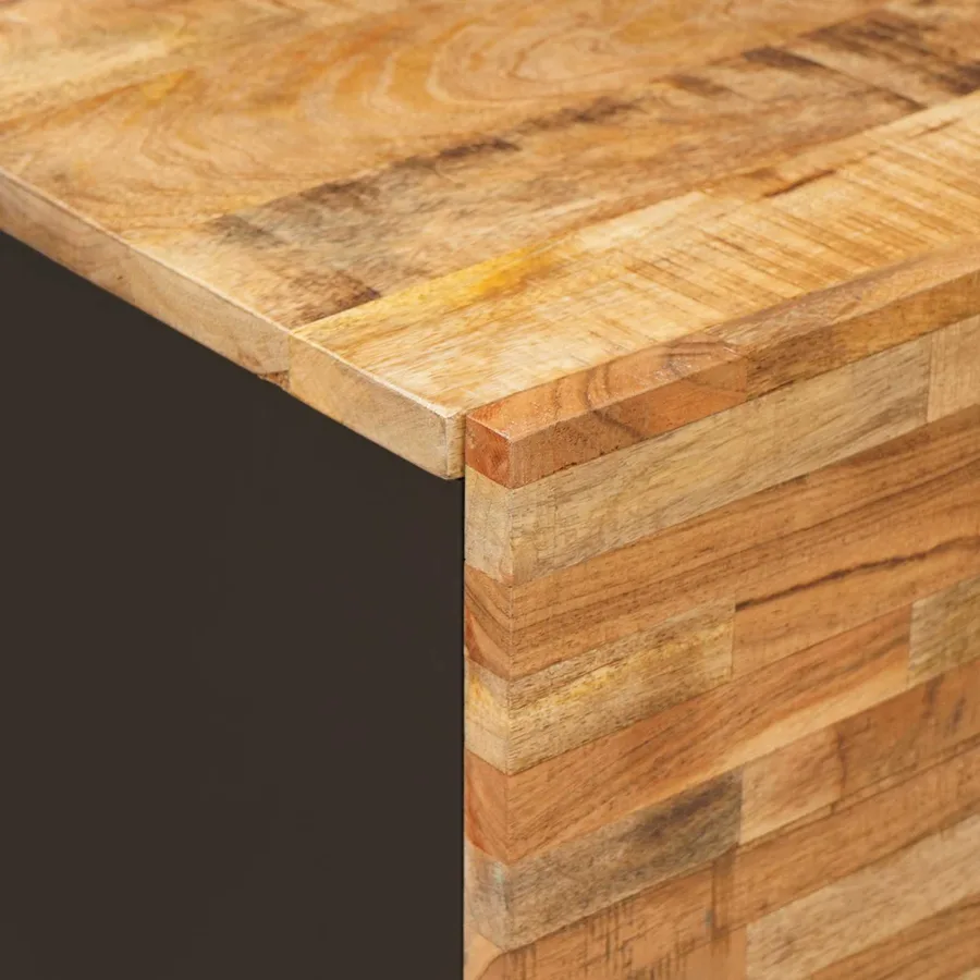 Cabinet de Salle de Bain Suspendu Naturel 38 x 33 x 48 cm - 6