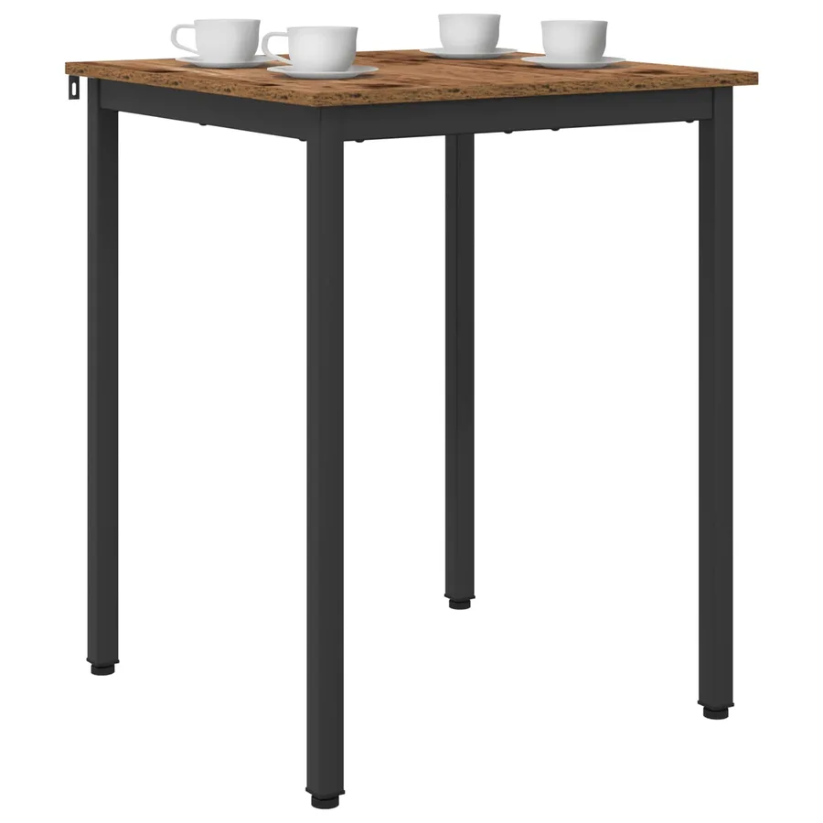 Table de salle à manger / Table de repas 60 x 60 x 75 cm MÉTAL - 3