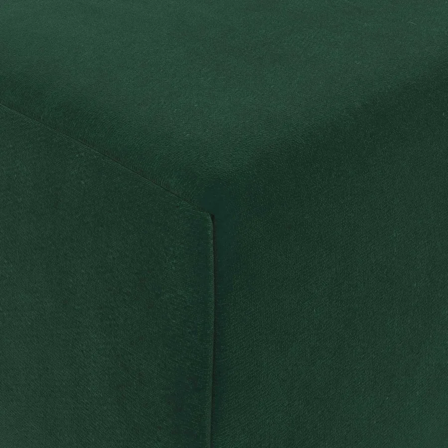 Canapé-lit pliable Vert foncé 120 x 60 x 49 cm Tissu - 6