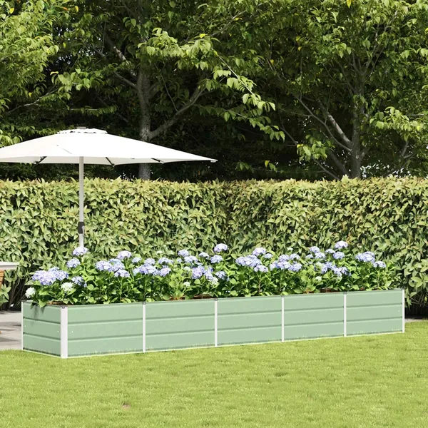 Jardinière Vert 400 x 80 x 45 cm Acier