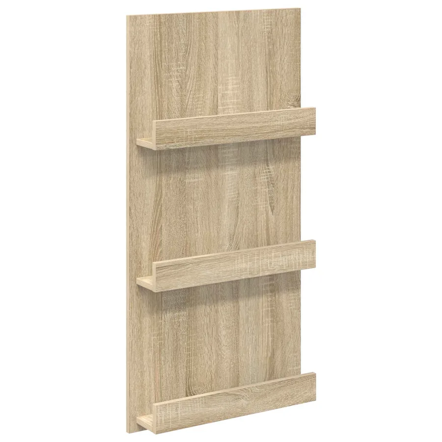 Étagère à magazines avec étagère Chêne Sonoma 51 x 11 x 102 cm - 2