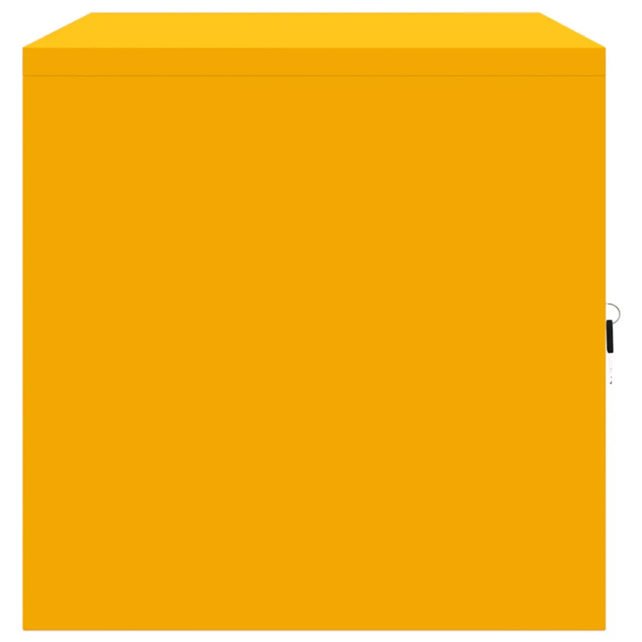 Armoire de rangement Jaune moutarde 80 x 40 x 40 cm Acier - 7