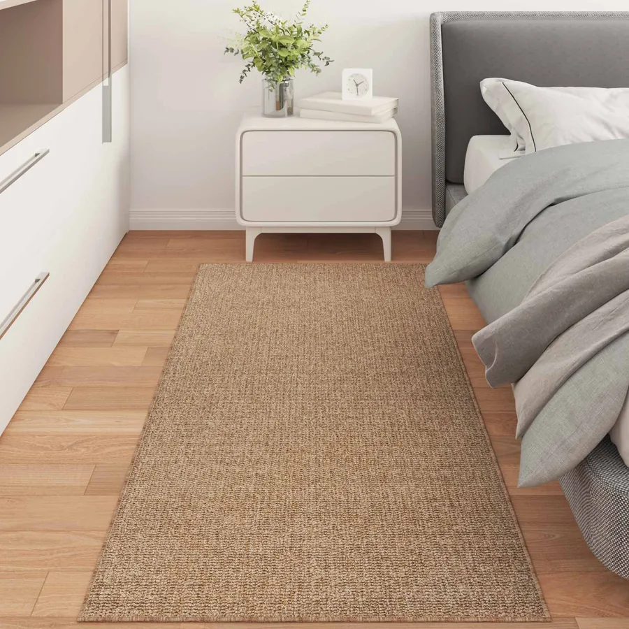 Tapis de surface AGIRA Naturel 150 x 80 cm Polyester