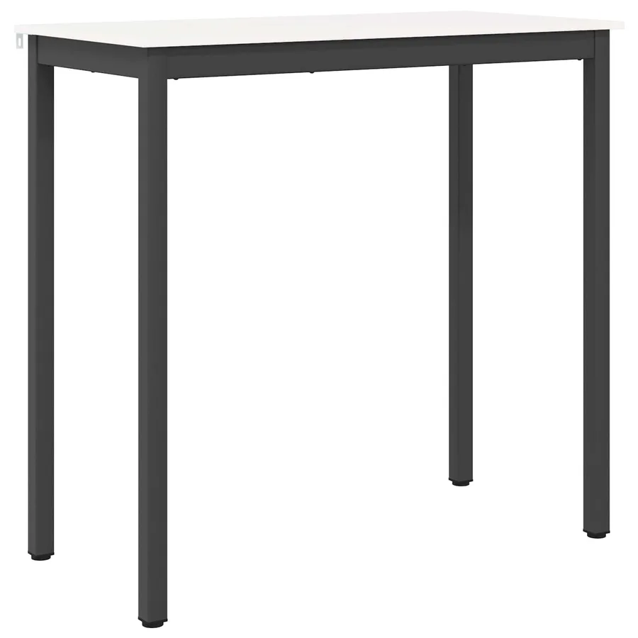 Table de bar Blanc 110 x 55 x 105 cm Bois de pin massif - 2